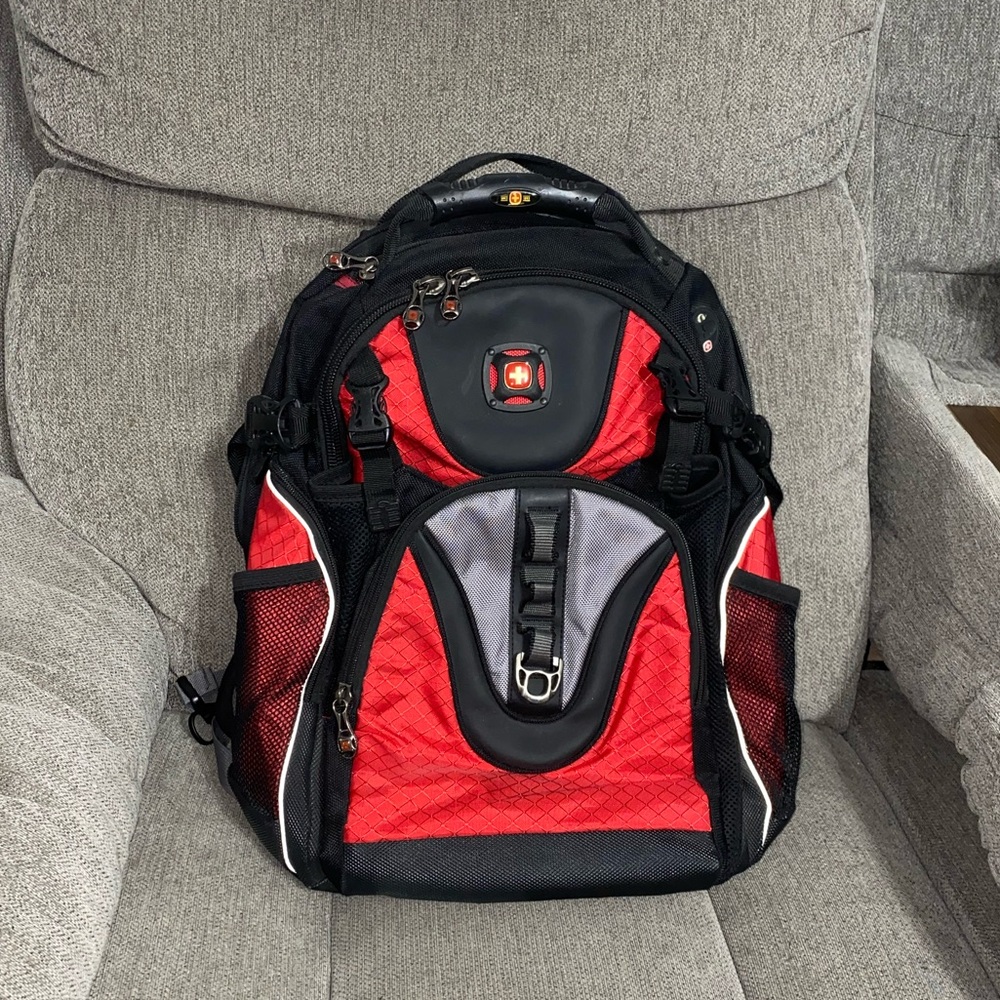 SwissGear Red and Black Backpack